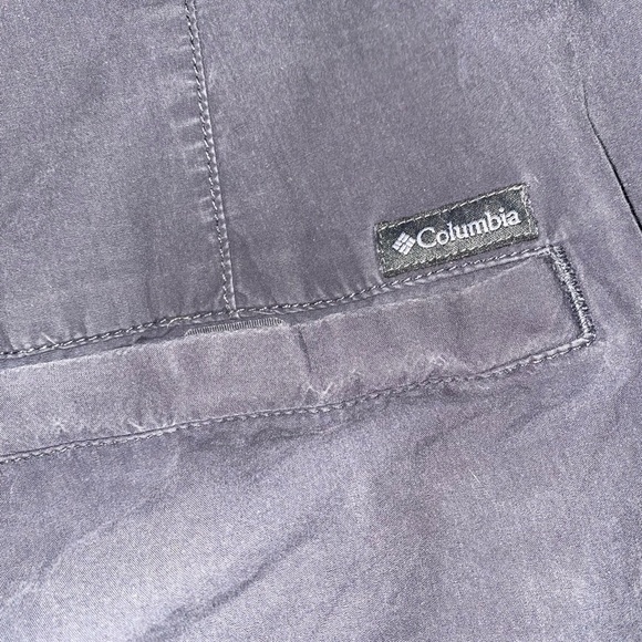 Columbia Men Washed Out Chino Flat Front Short Outdoor Hiking Gorpcore Waist 34 - Picture 4 of 6